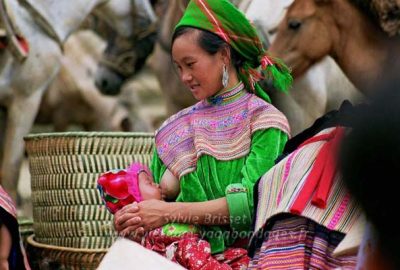 Marché ethnies de Bac Ha nord Vietnam